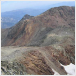 El Montcalm amb el Coll de Riufred des de la Pica d'Estats)