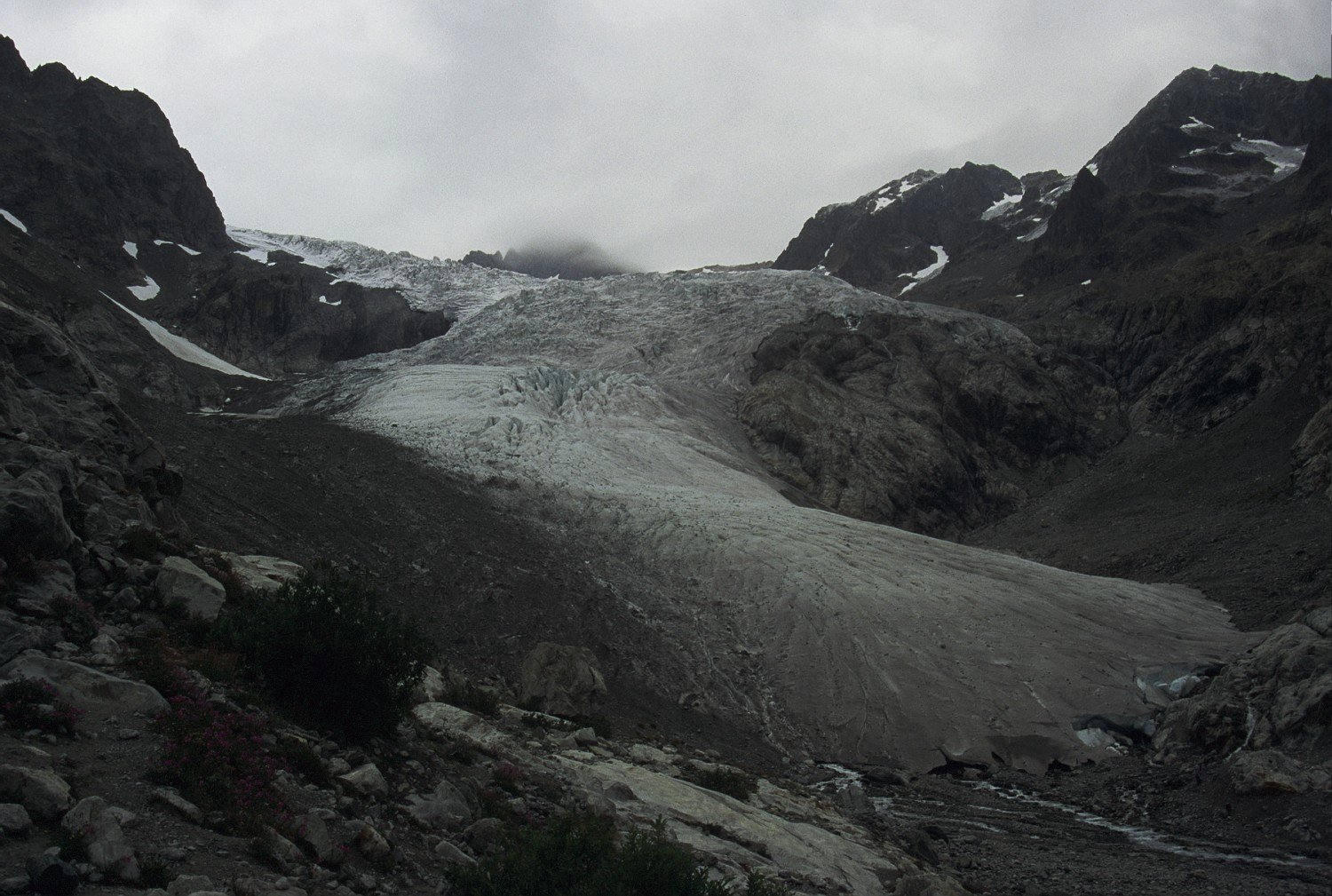 El borde del Glacier Blanc.