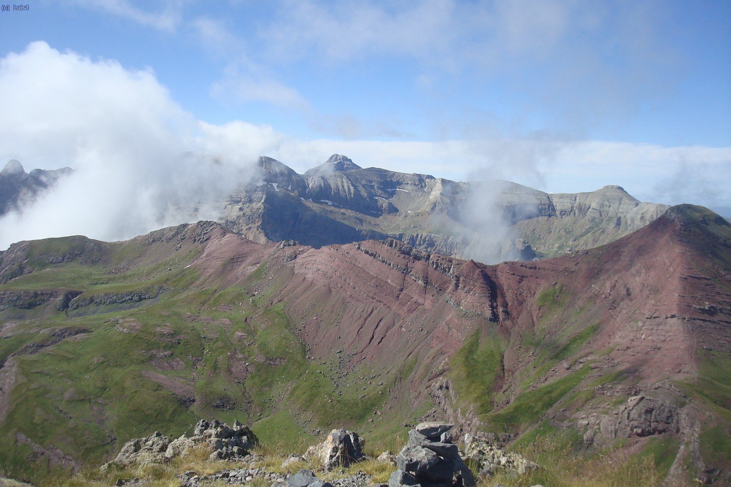 Vistas desde la cumbre del Pico Anayet ( Pico de Ip)