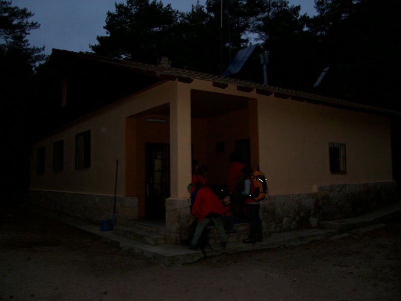 Refugio de Font Ferrera, han sido 7 horas y cuarto de caminata.