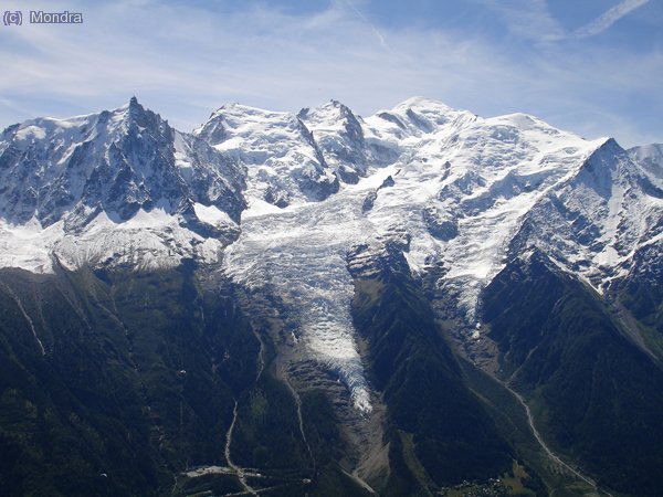 Aiguille du Midi, Tacul, Maudit i Mont Blanc