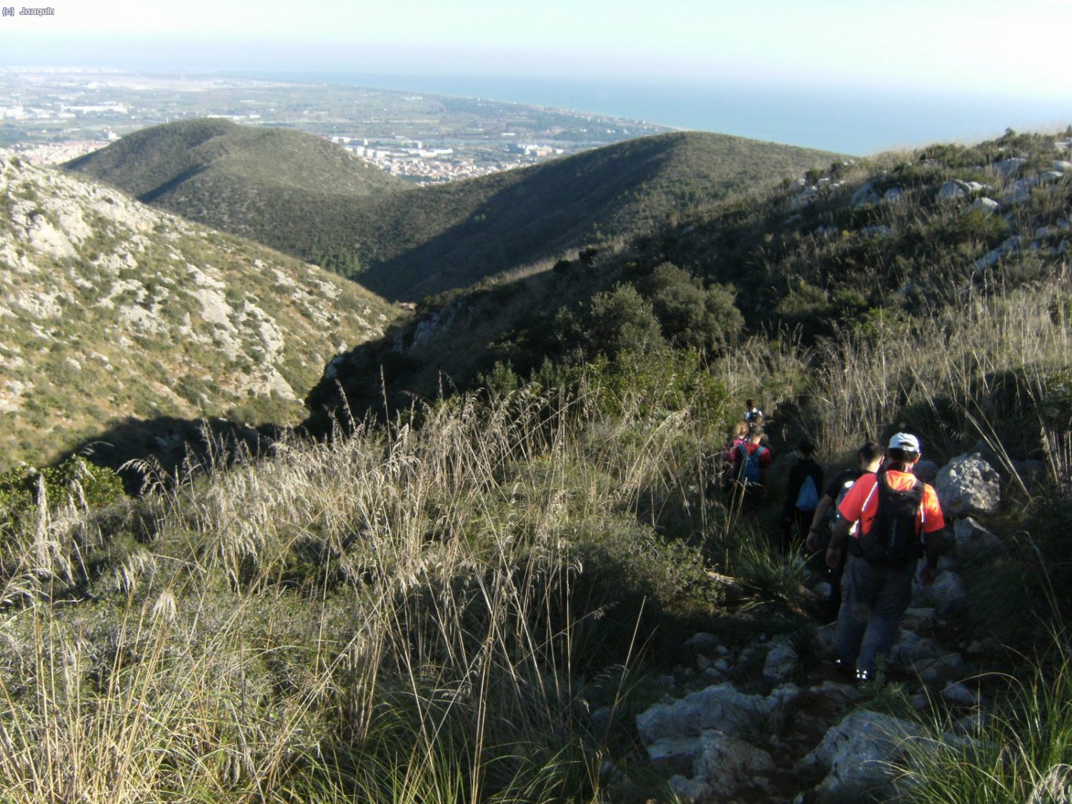 Bajando las laderas del Puig de l