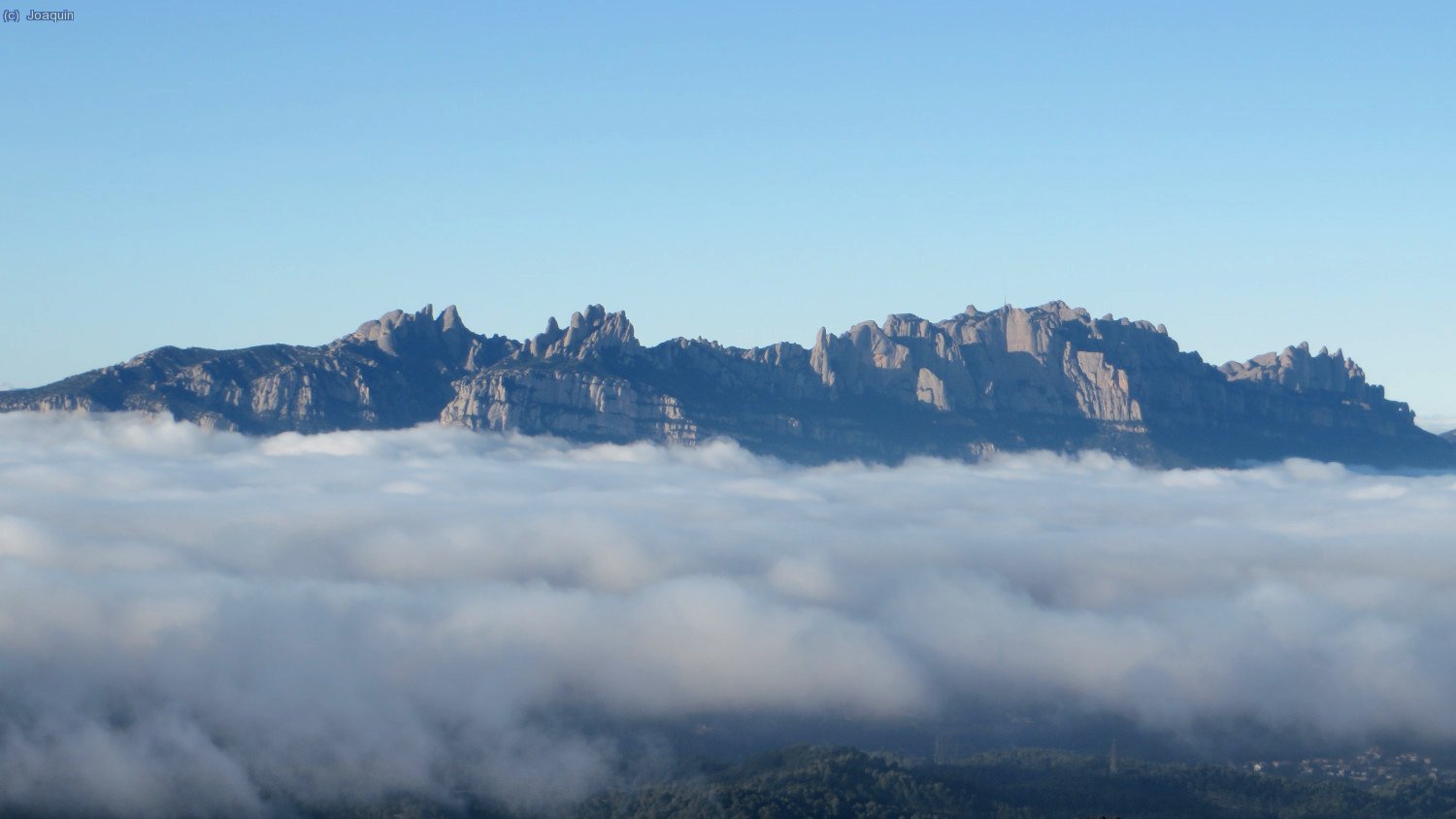 Montserrat desde el Collet Estret