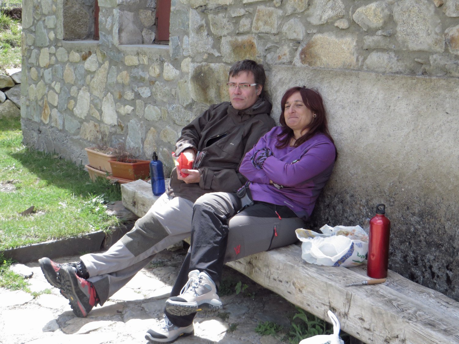 Susanna y Alberto en el Refugio de Viadós
