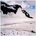 Glacial del Kebnekaise (aparece la punta al fondo))