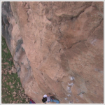 Marisol en un 7b del sector Ratas)