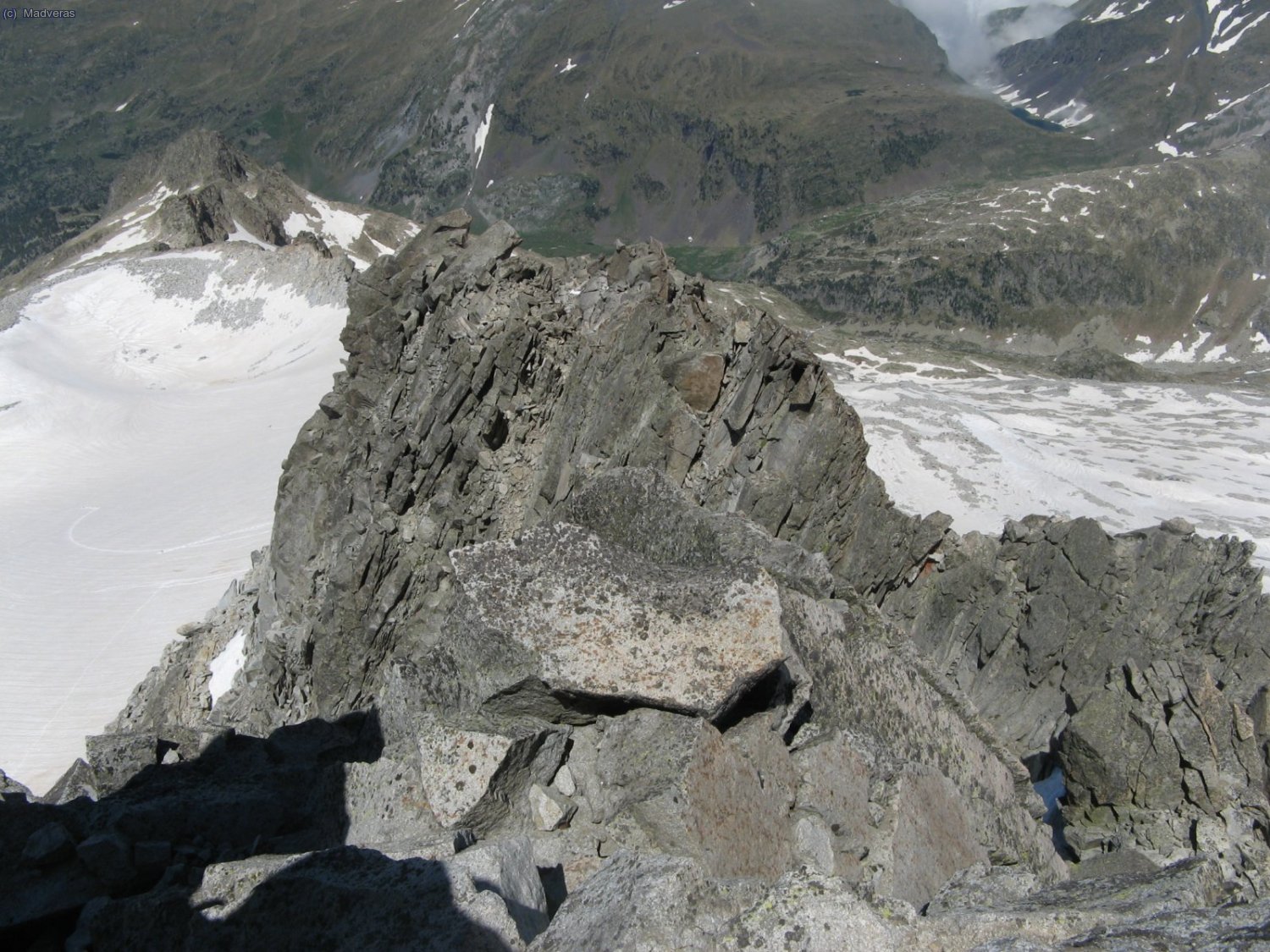 elultimo tramo de la cresta, el que ya no hicimos