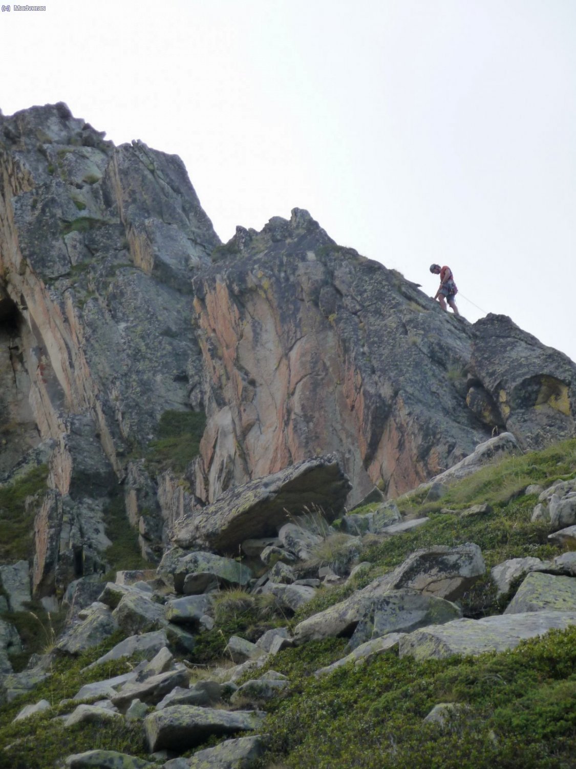 Inicio de la subida al Roc Colm
