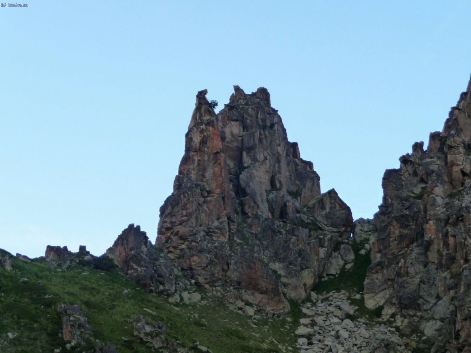 Detalle de la Dent del gegant