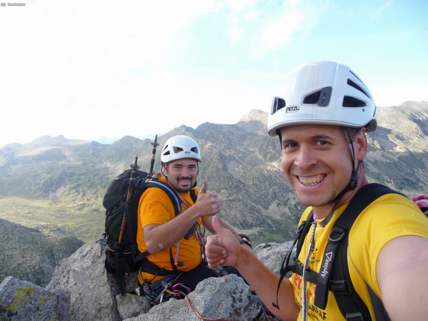 ABT en la cima del Roc Colom