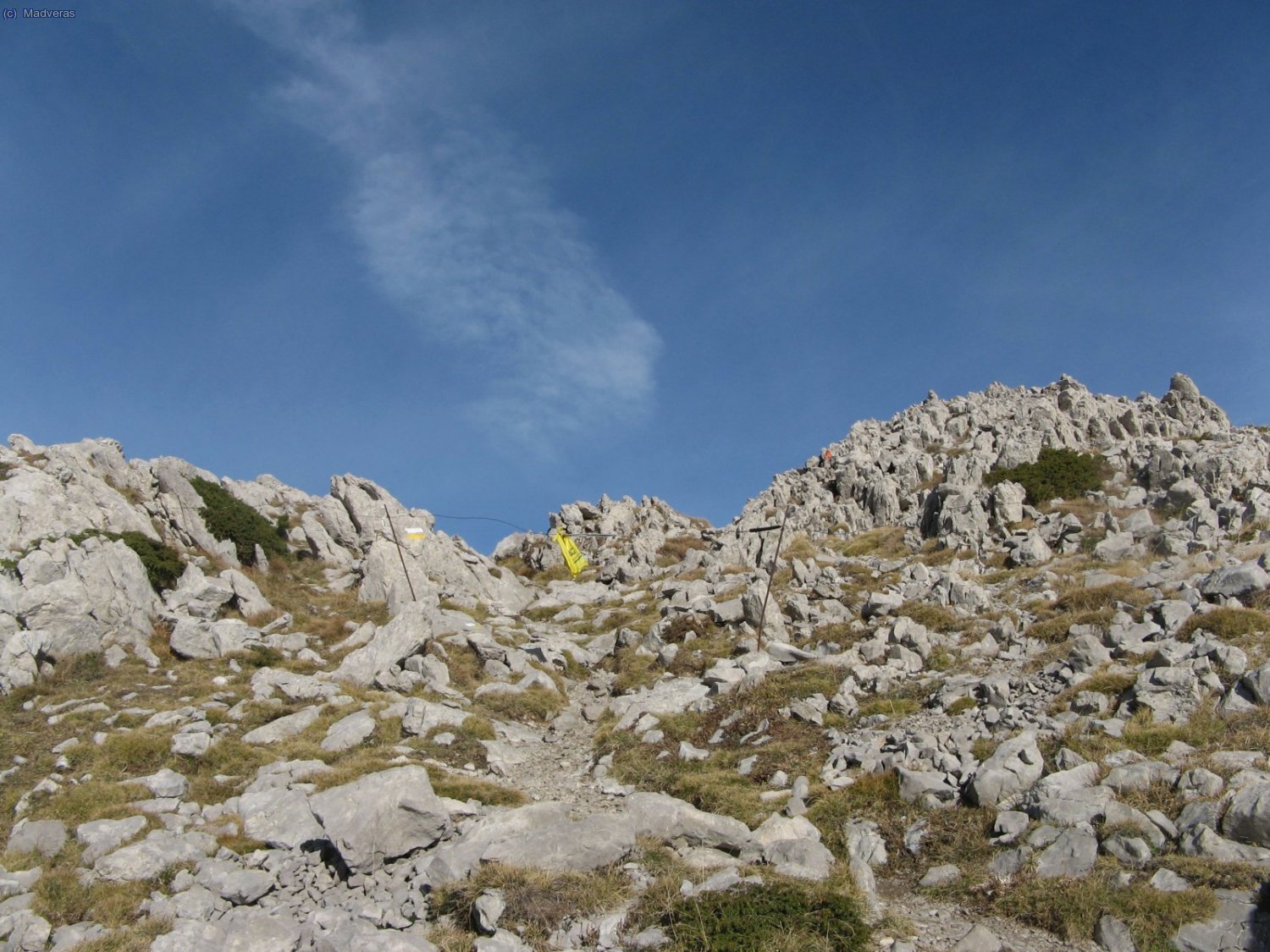 Pas a la carena de la Serra Pedregosa