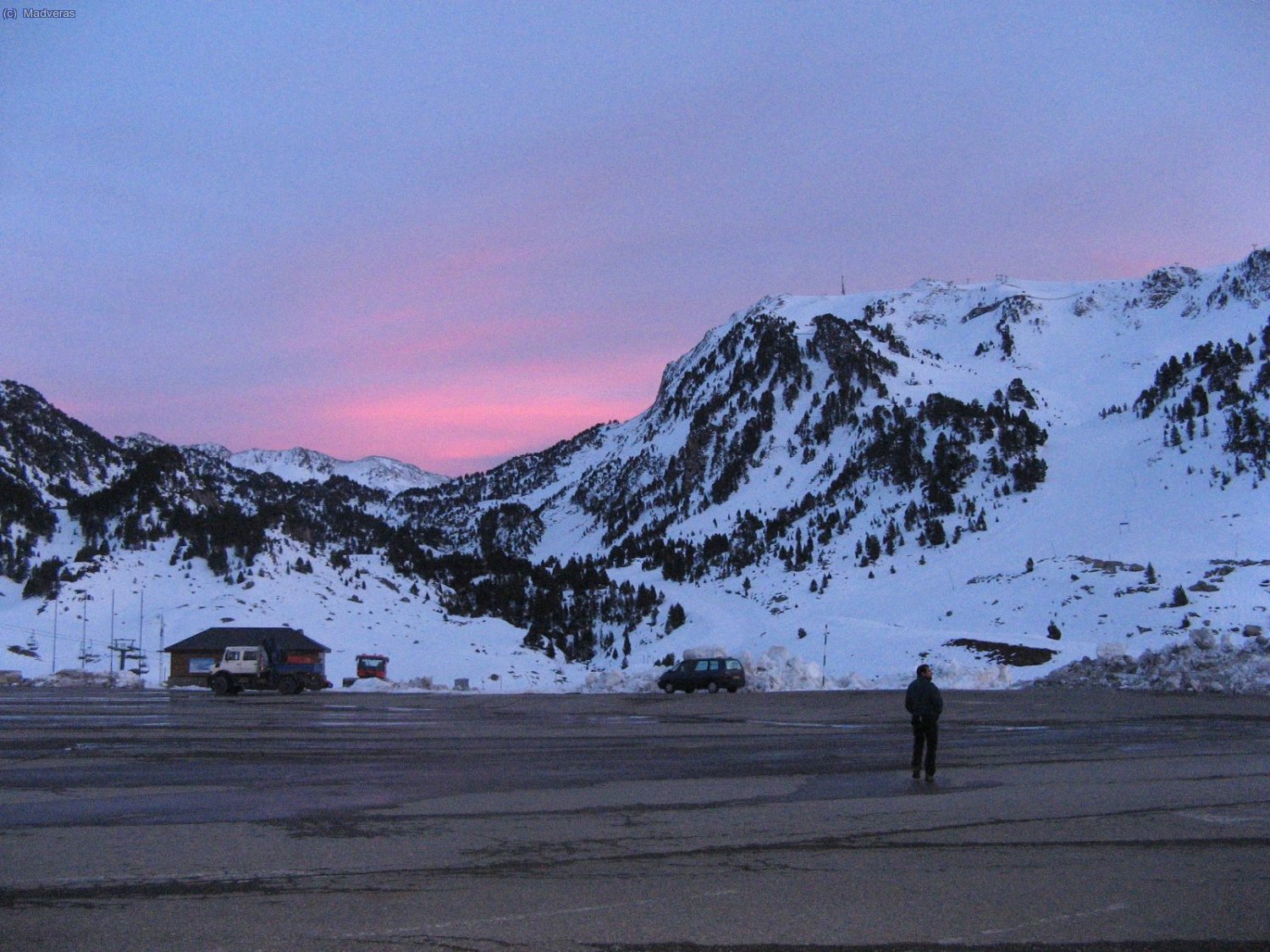Anochecer en el Cap de Baqueira
