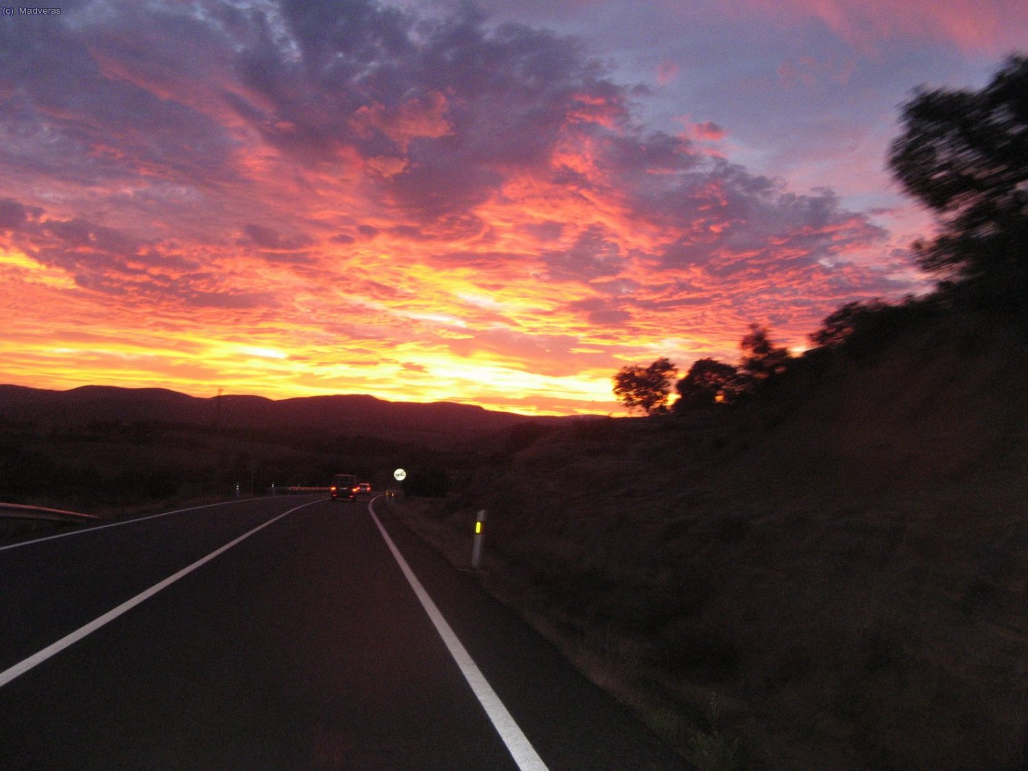 El cielo nos regal&oacute; esta espectaular puesta de sol
