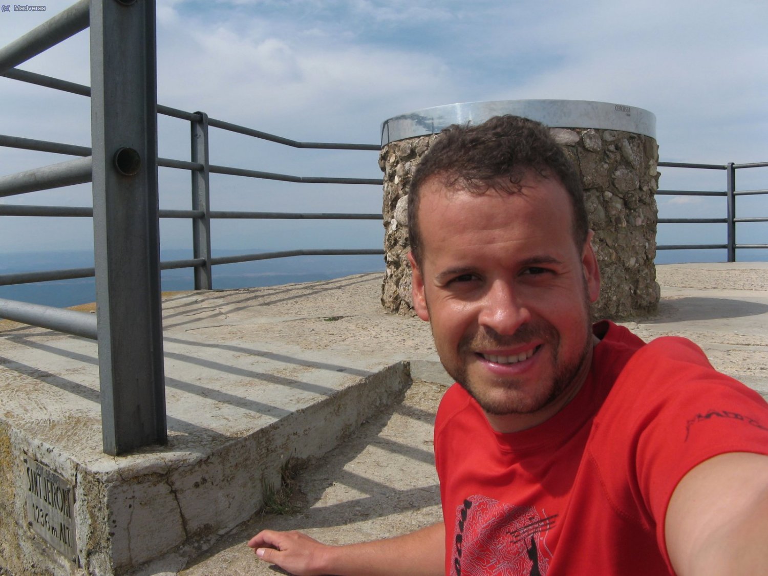 En la cima de Sant Jeroni