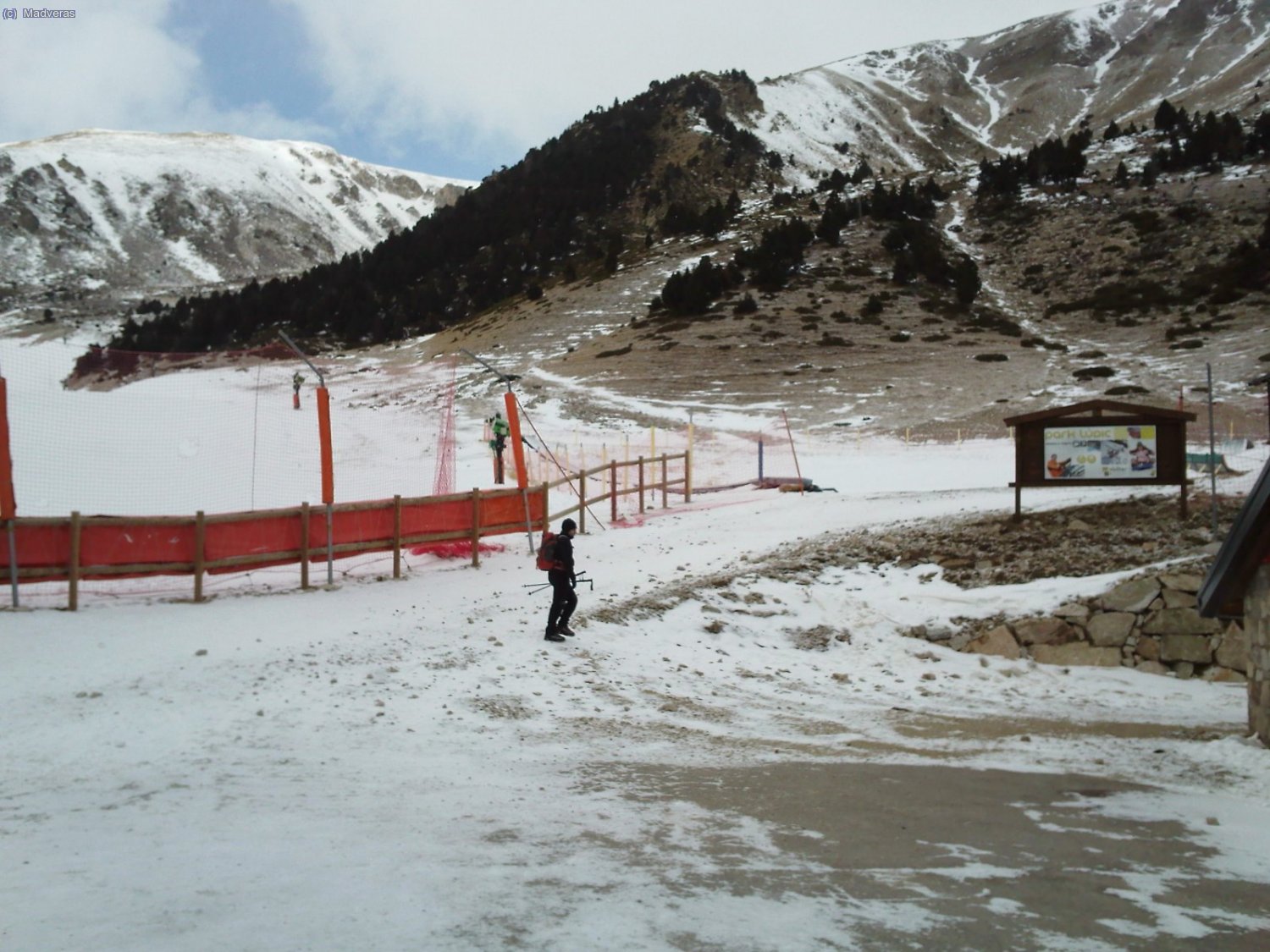 Dave en las Pistas de Vallter