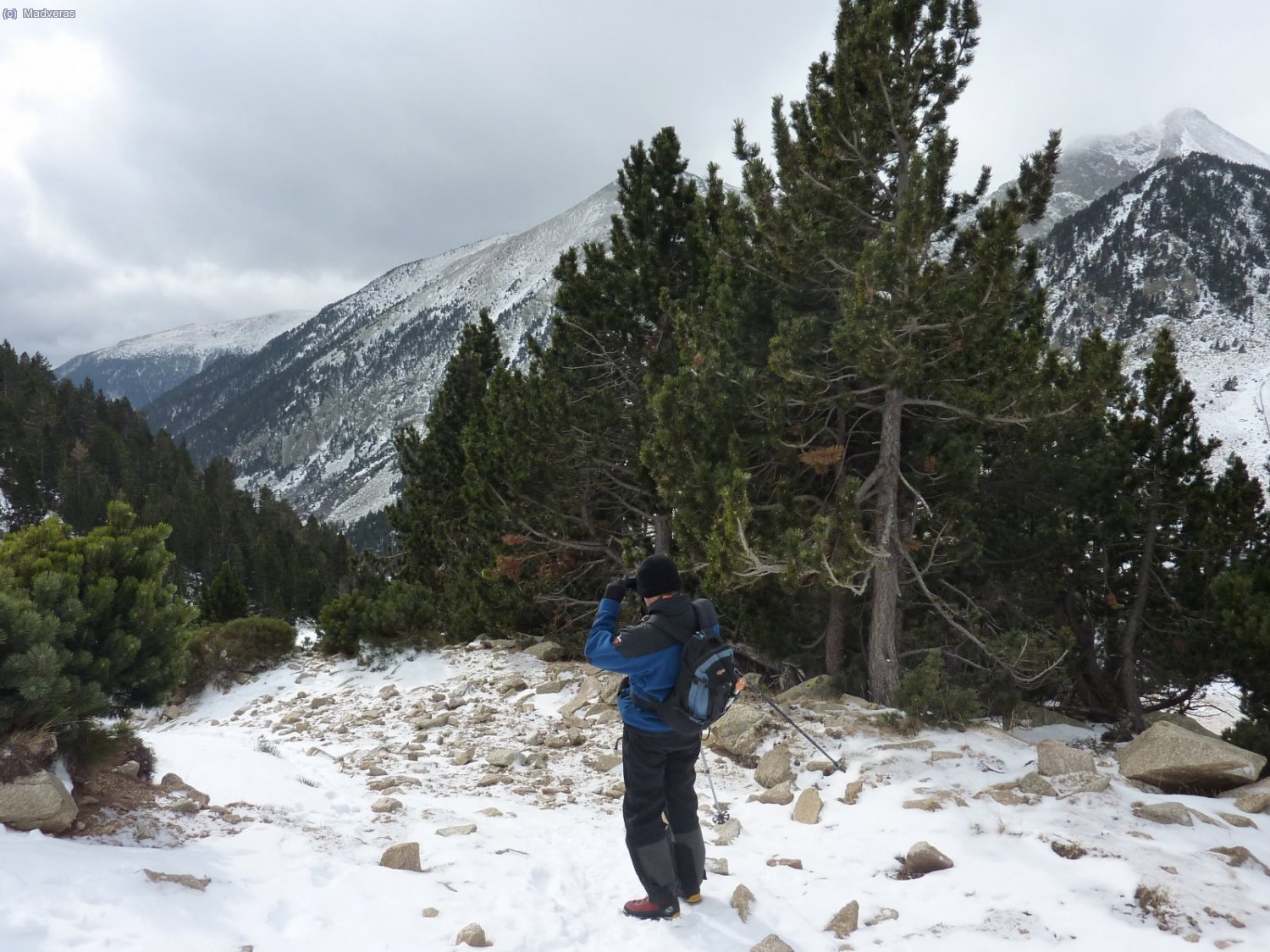 Abrigado hasta la orejas... que frescurrio