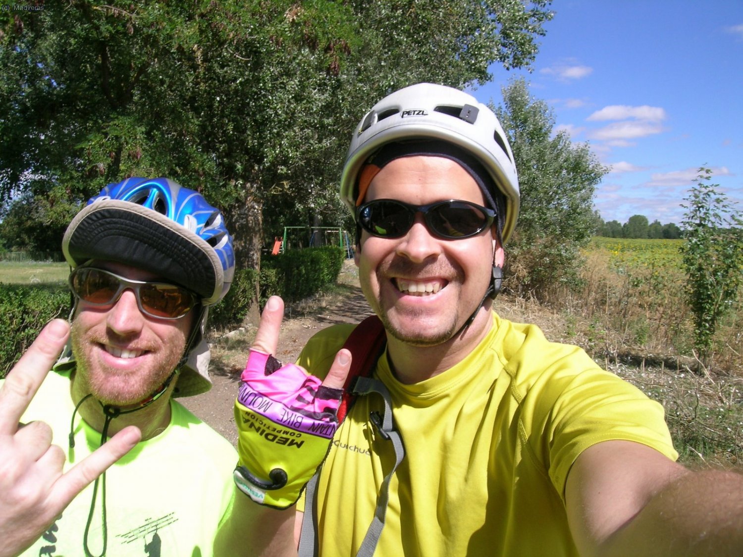 AfricaTwin y un servidor :p... que peligro jijiji