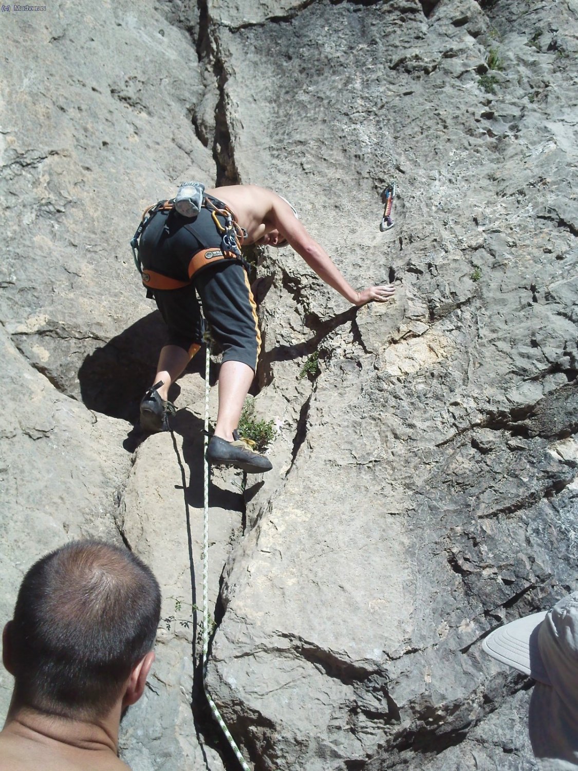 Y ah&iacute; voy yo, casi dos a&ntilde;os despu&eacute;s del accidente, escalando de nuevo de primero :___))))))))