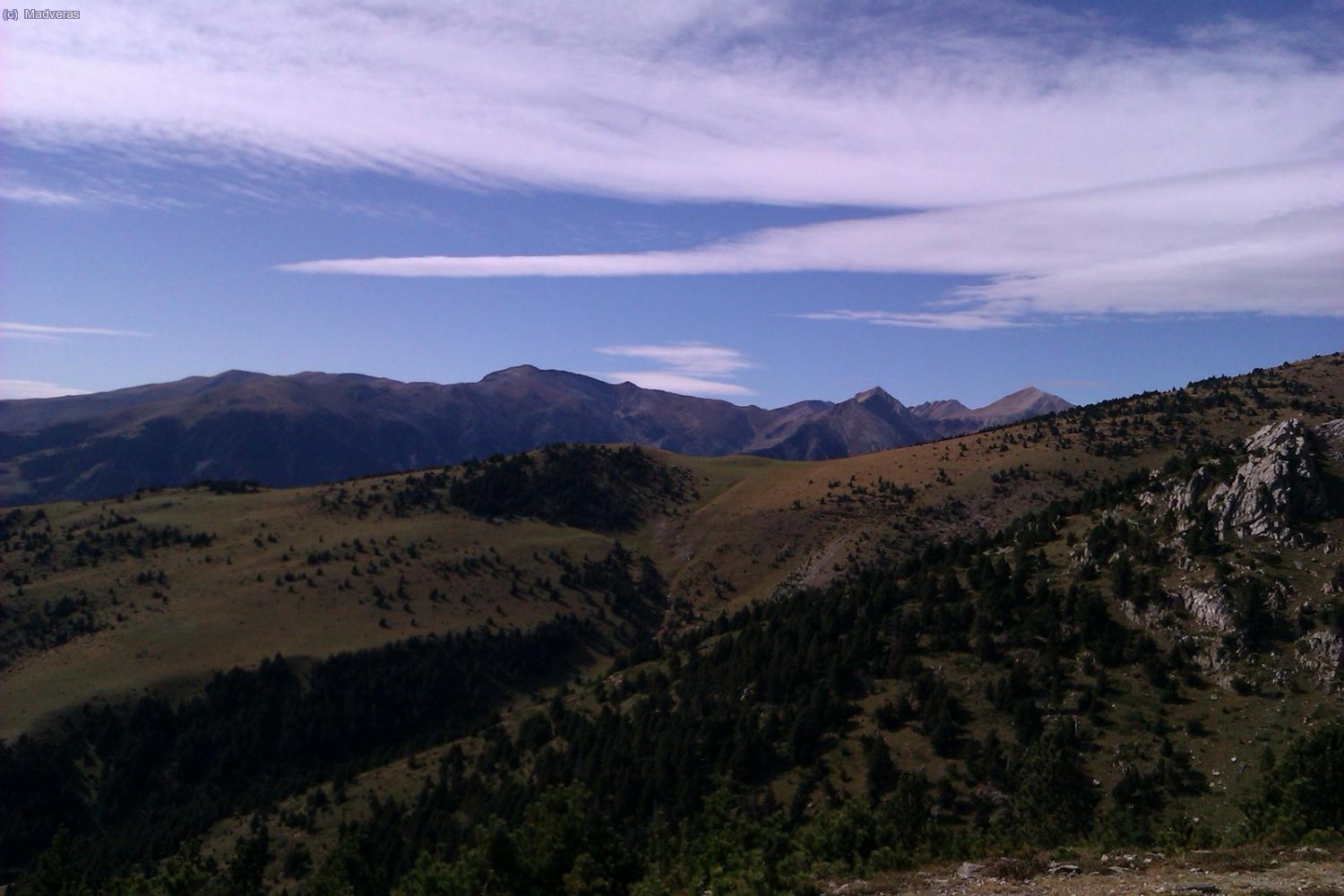 Al fondo se ven los Fajols y Bastiments