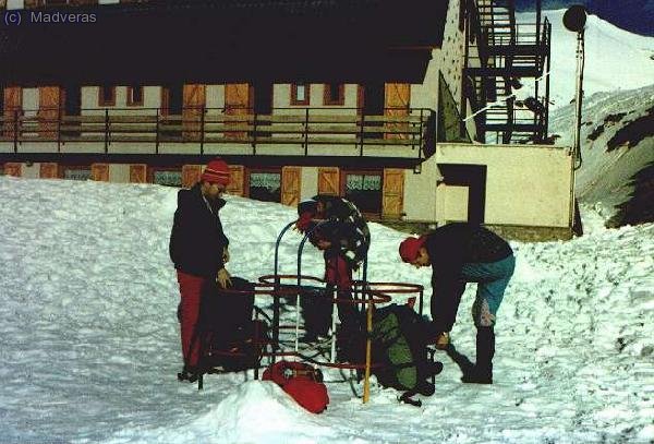 Albergue del Pic de l&acute;Aguila...Nos preparamos