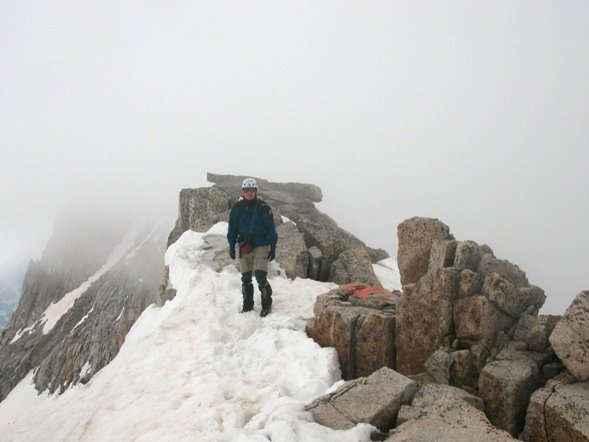 llegando al collado.... estoy totalmente exhausto