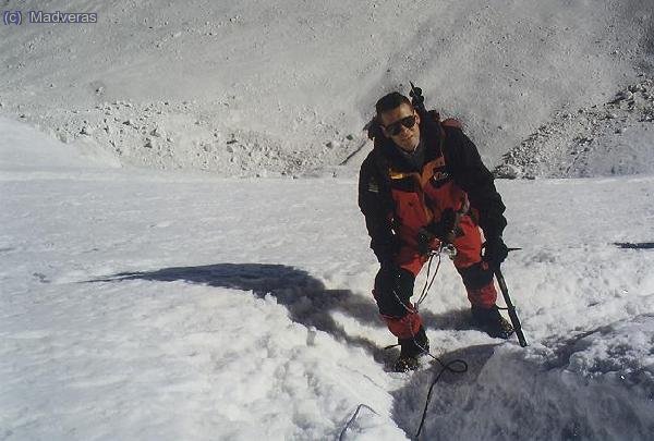 MadVeras de pujada. La vista al fons es impresionant.