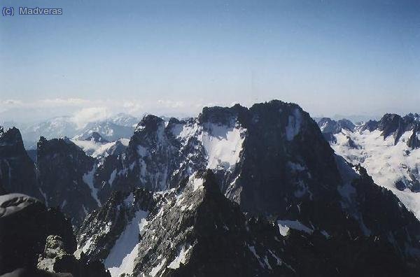Les parets del Glacier Noir.