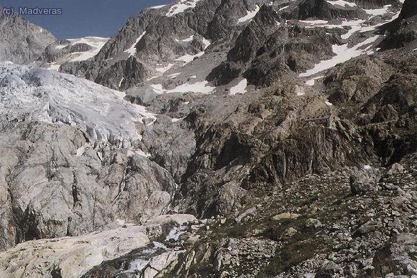 Glacier Blanc i el refugi del mateix nom