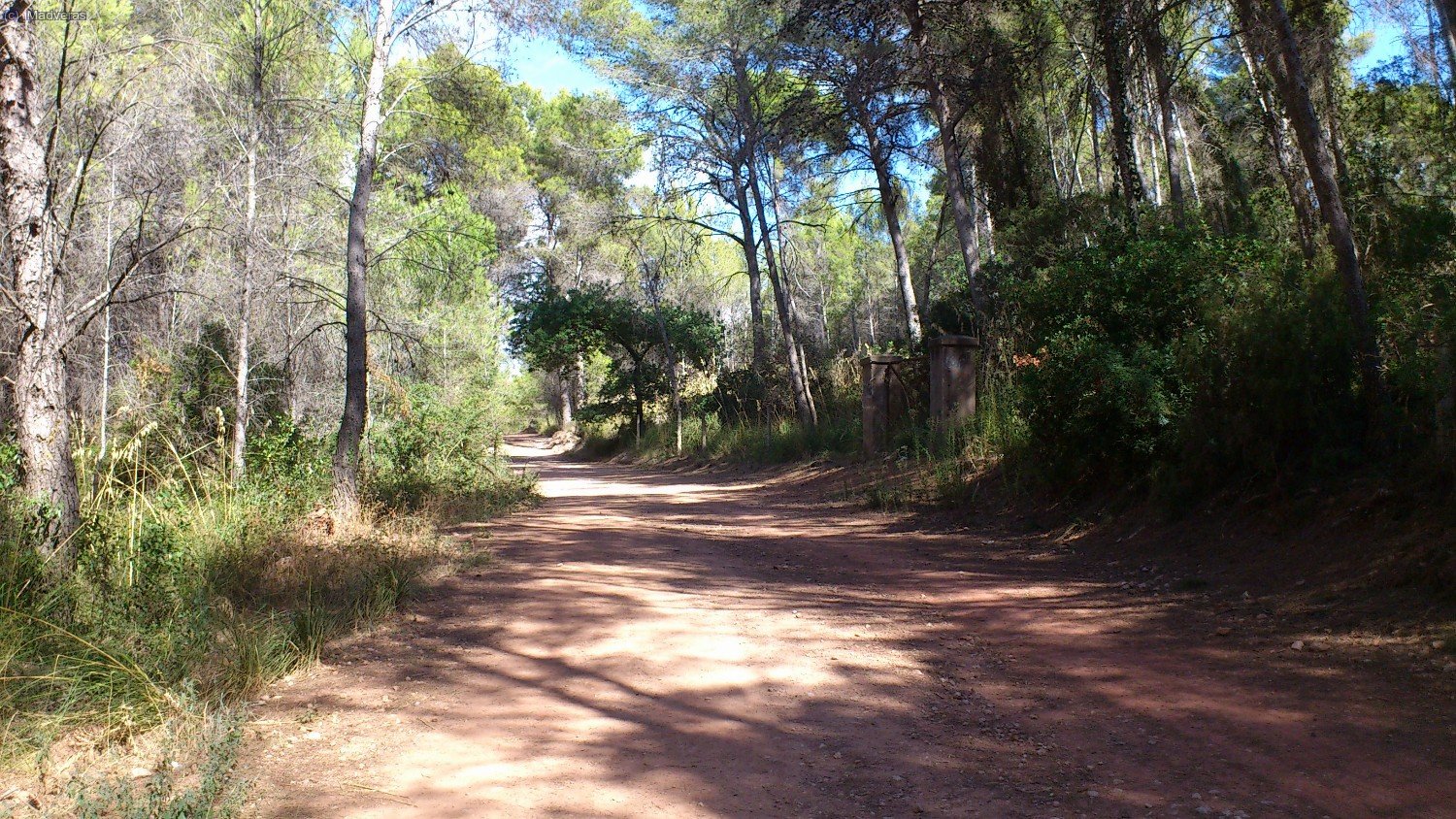 Y ya llegando al nuevo parque de bomberos