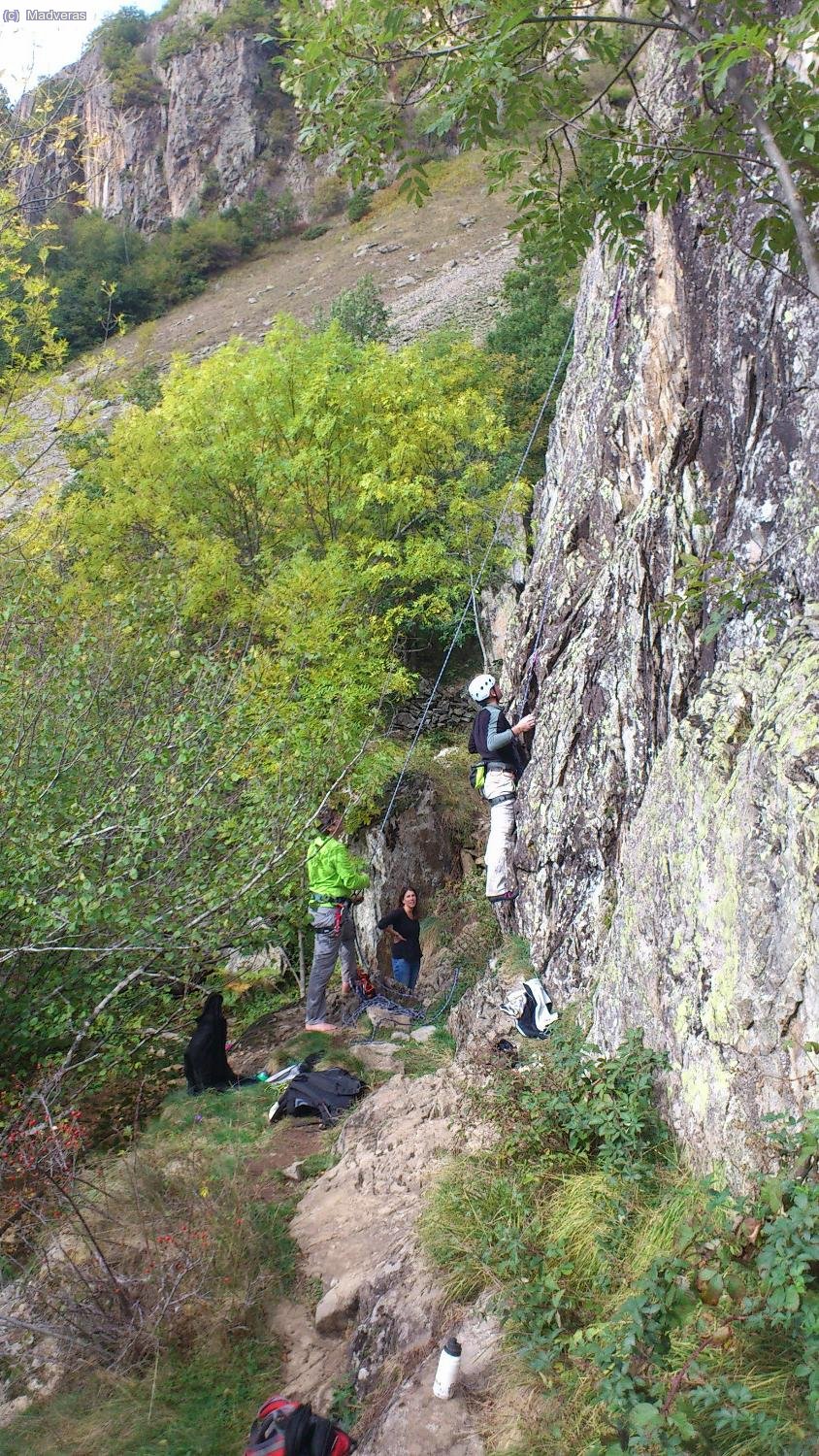 Y Angel comen&ccedil;a a escalar :)
