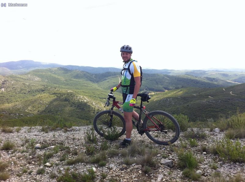 Yo mateix amb els paisatjes del Garraf de fons 