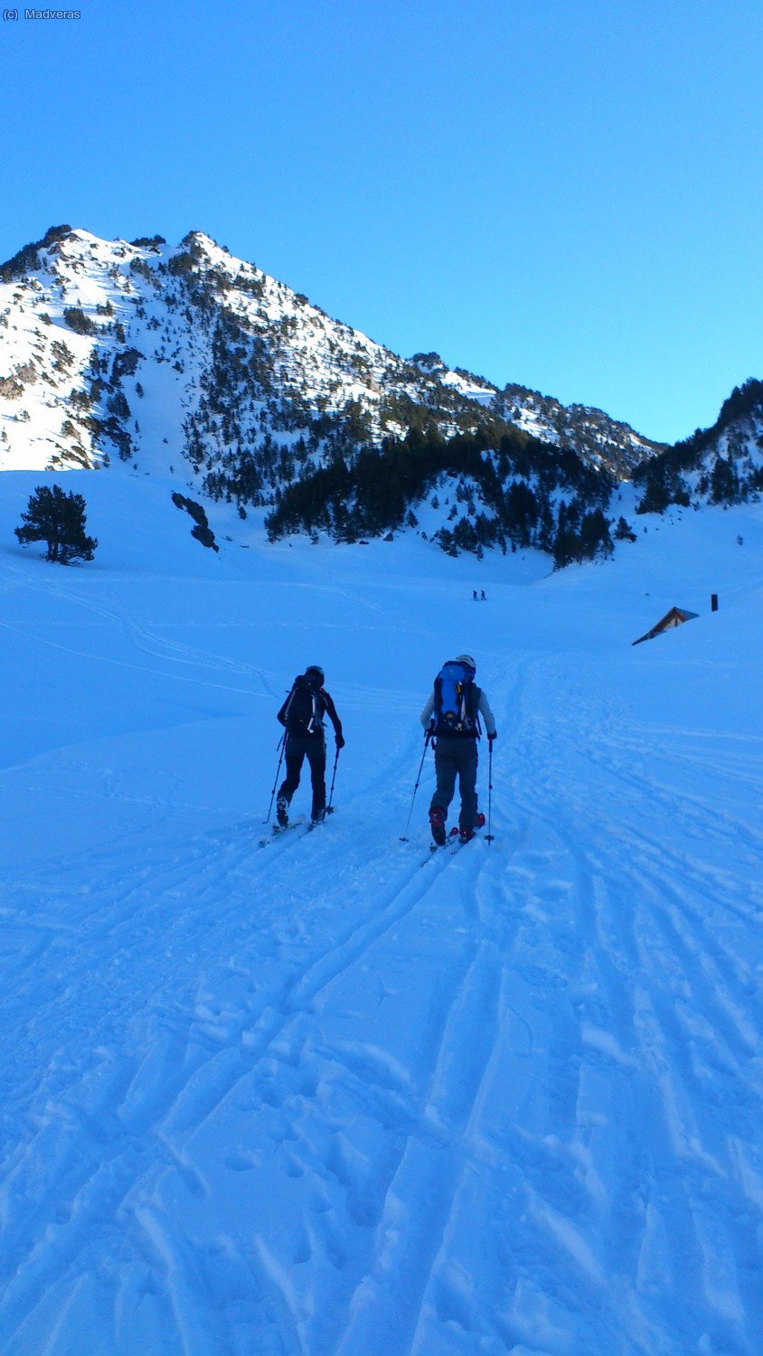 Comencem a foquejar des de el parking del Orri 