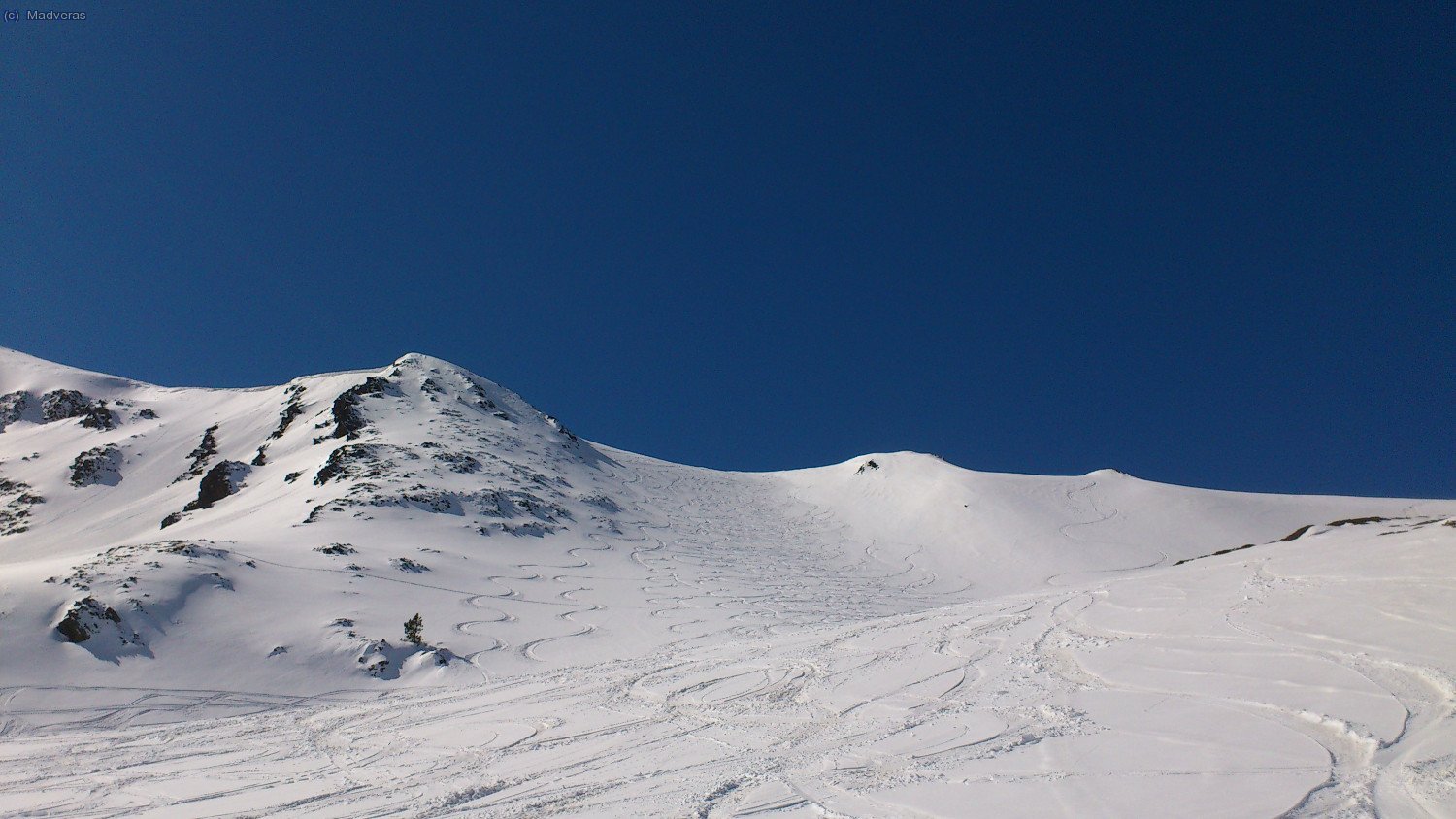 Espectacular la neu que vam trobar en aquesta pala... per babejar