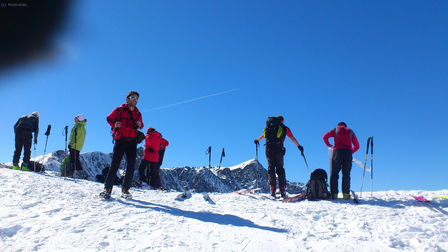 En el coll ... com veieu, lo de ascensió en solitari... como que no jajajaja ... i mi dedo que empieza a aparecer xDDD