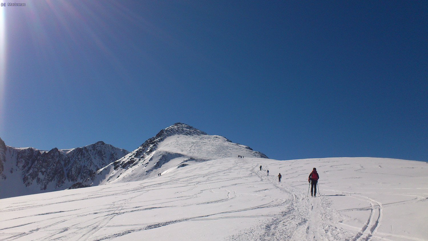 Enfilant cap al Pic de la Mina