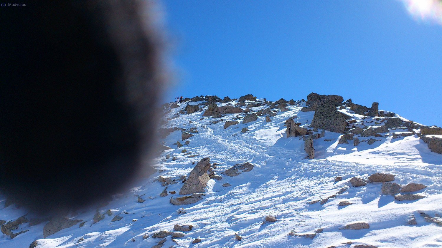 Me cag... weno... el meu dit i el cim