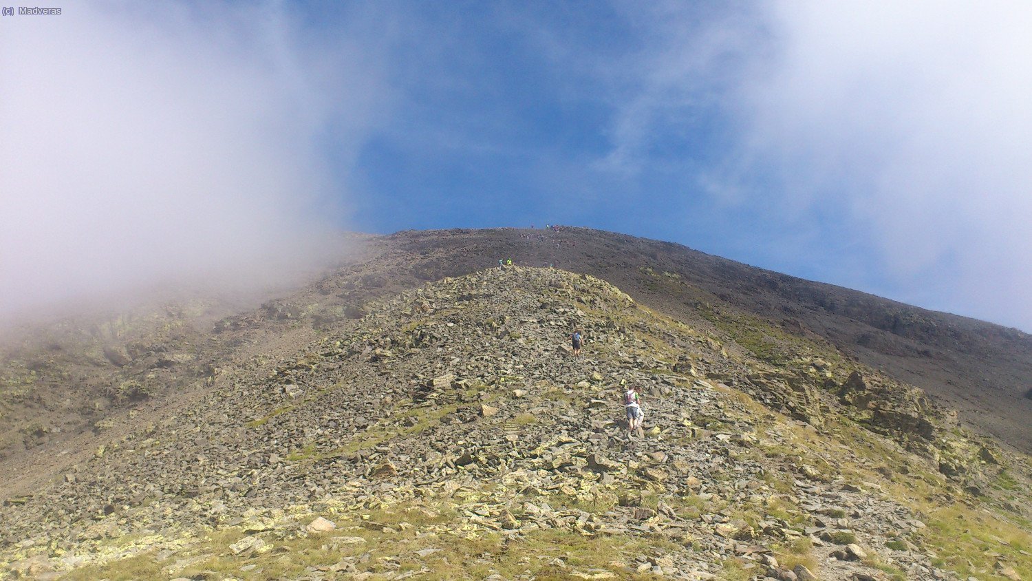 Romeria hacia arriba