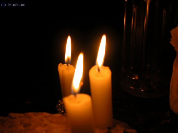 que rumantic con las velitas xDDDD