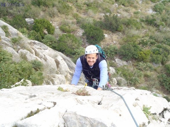 Madveras en el segundo largo