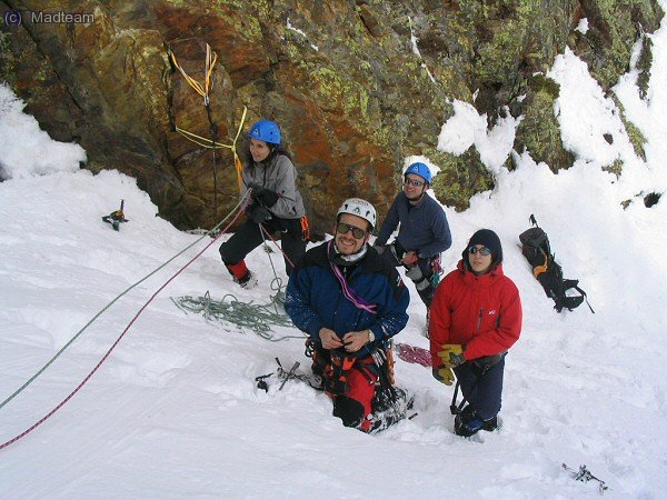 El grupito.. falta Dave que hacia la foto y DavidP que estava subiendo. Foto: Dave