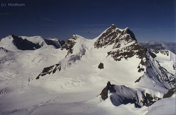 Jungfrau desde la cima del Mönch