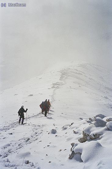 Empieza la bajada. foto: MADVERAS