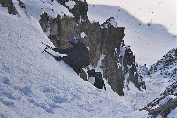 Farell en el último tramo más pendiente. Foto: DANI