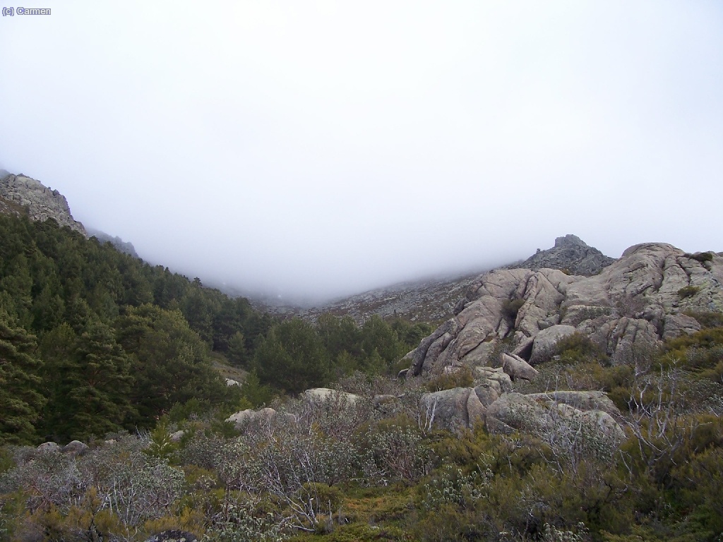 Un poco m&aacute;s arriba del Pe&ntilde;otillo ya estaba agarrada la jod&iacute;a de la nube...