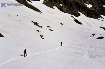 Camino al segundo Lago.