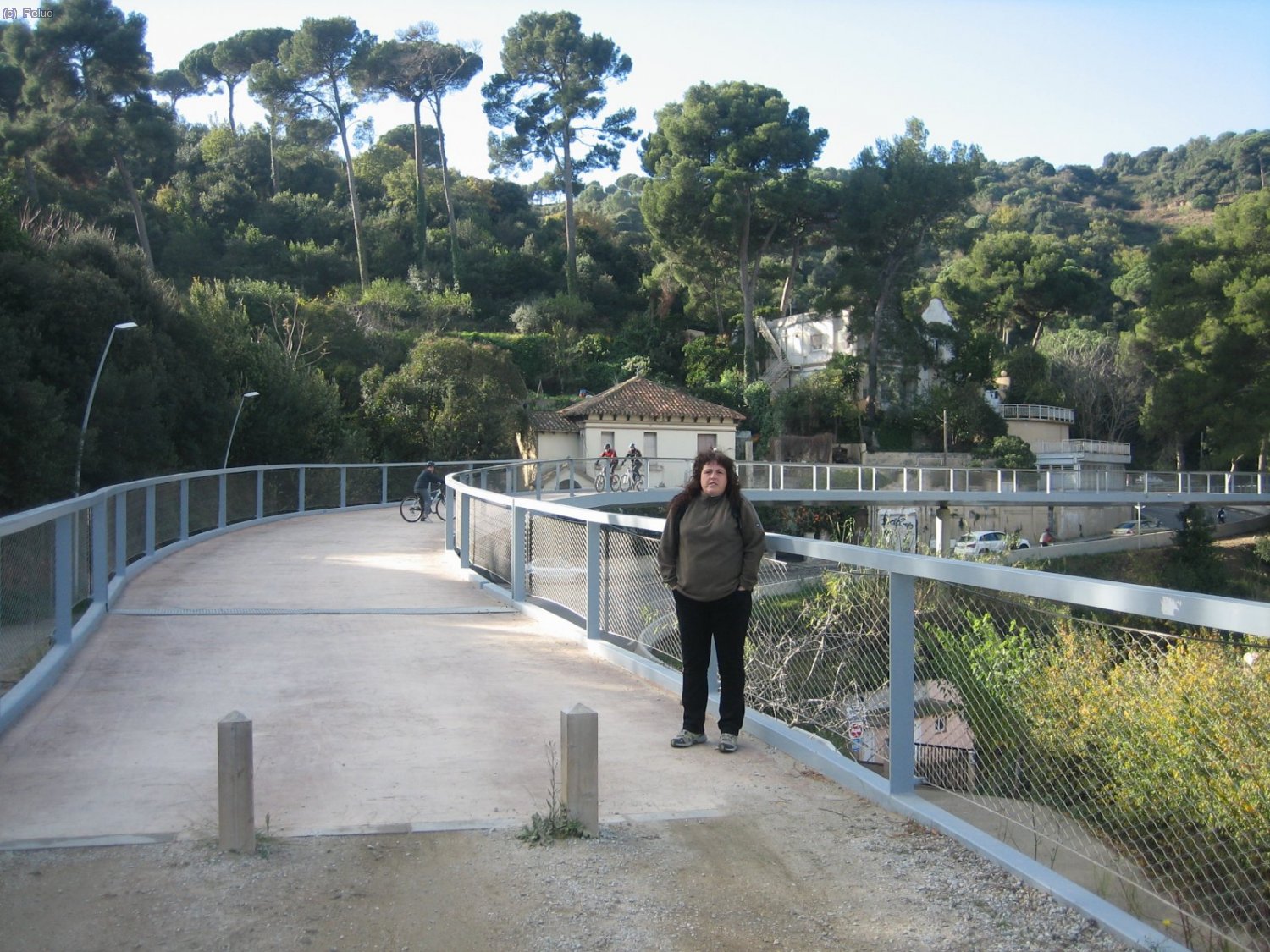 Inici de la 2ona etapa a les passarel.les del damunt la Carretera de Vallvidrera.