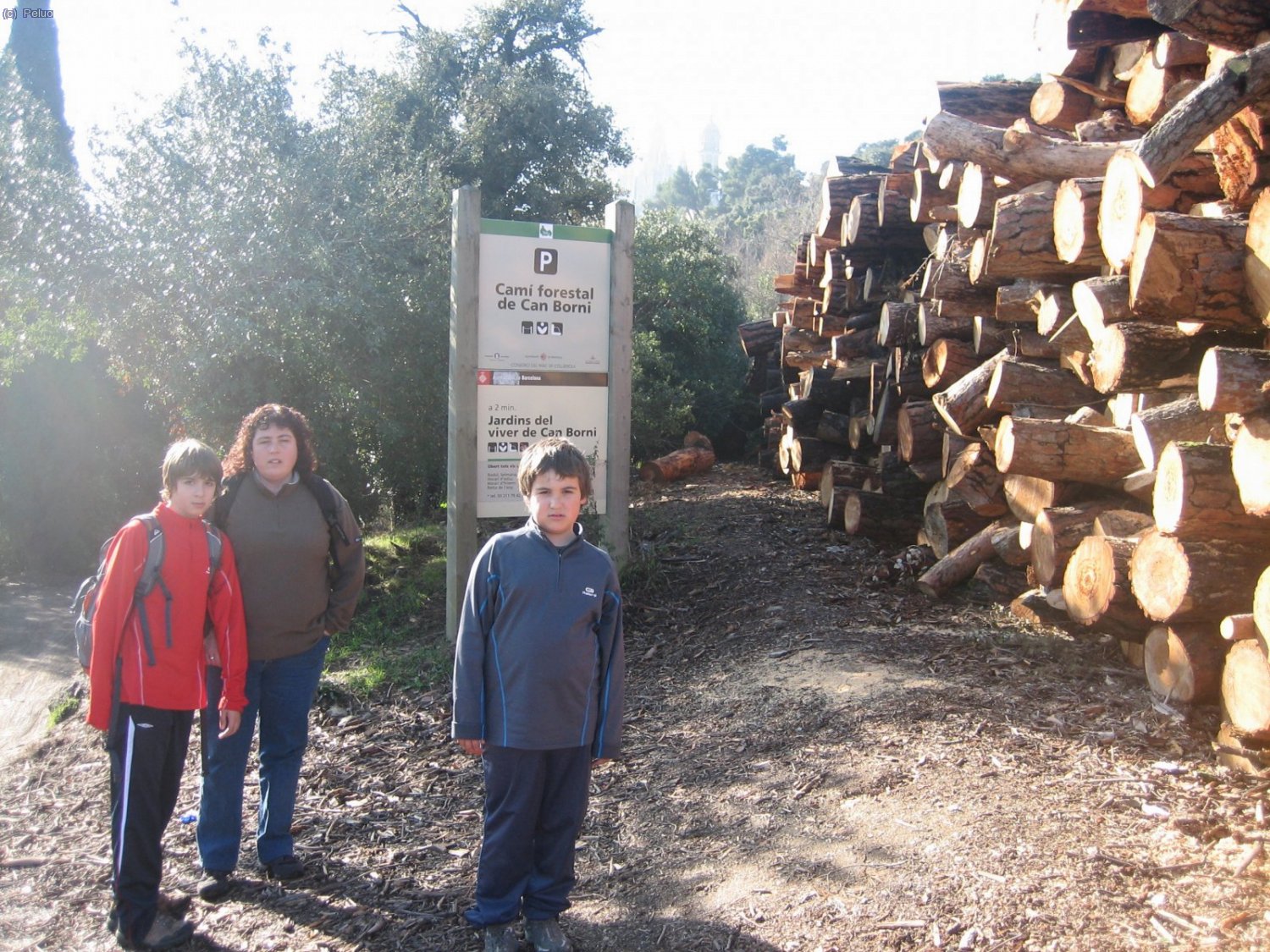 Inici de la 3era etapa, sortida des de Vista Rica i despres de passar pel costat de la carretera de l