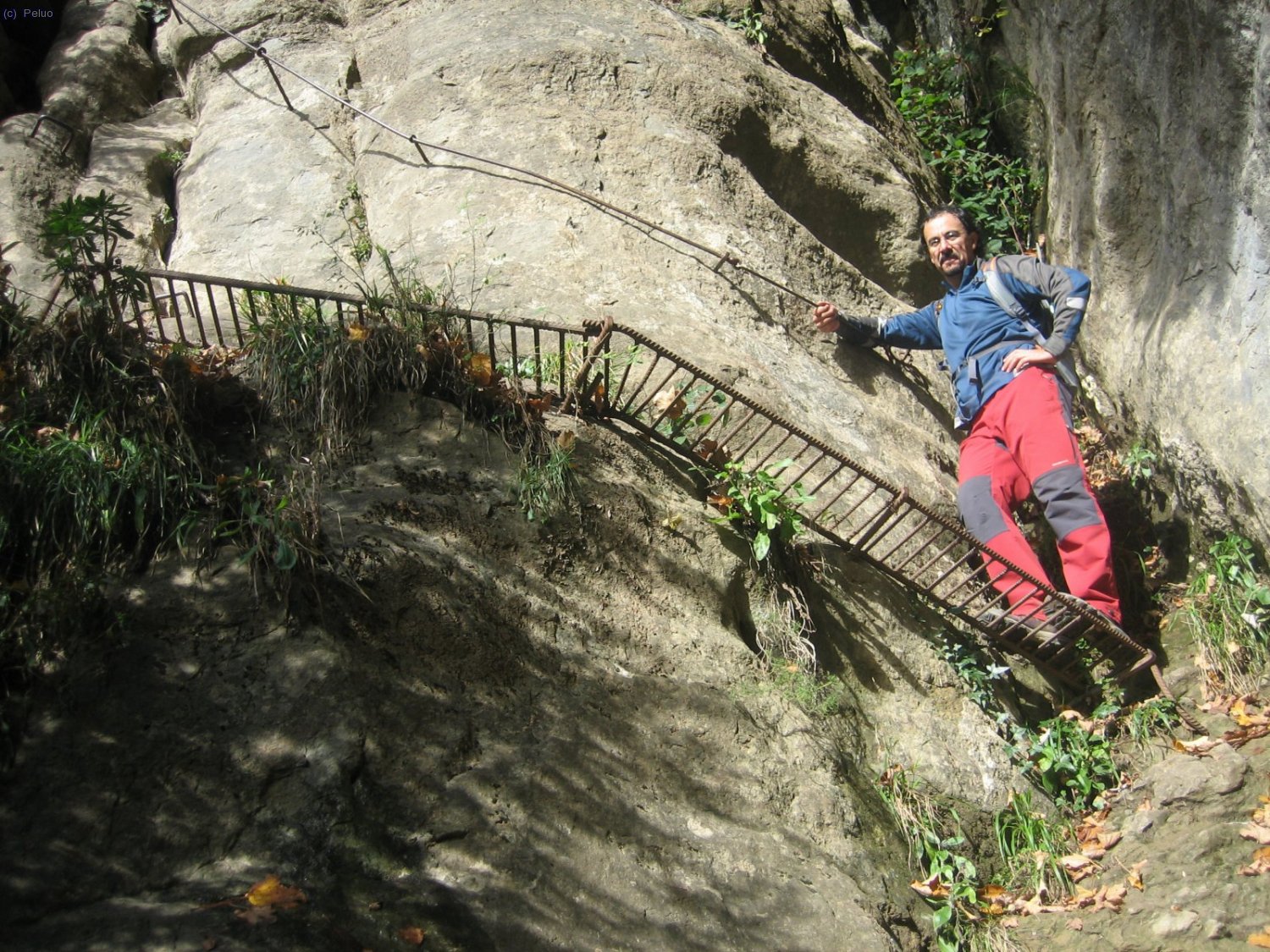 Flanqueig amb escales horitzontals.