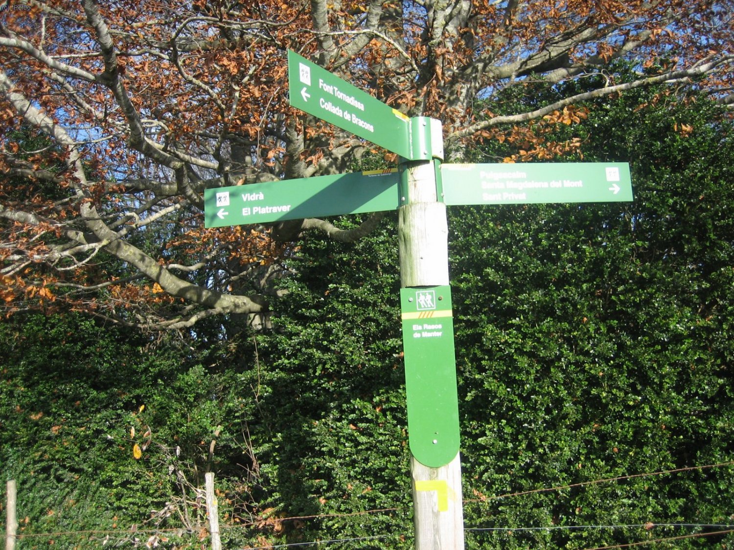 Cru&iuml;lla per anar a la font Tornadissa.