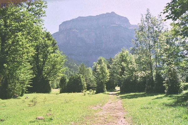 El principio, camino de Cotiero.